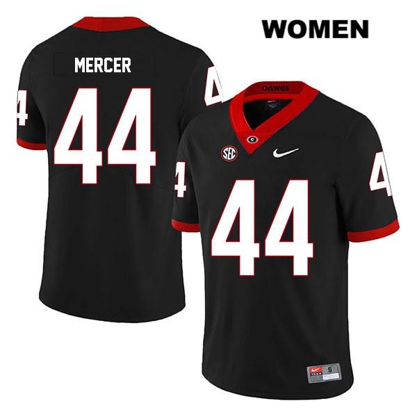 Georgia Bulldogs Women's Peyton Mercer #44 NCAA Legend Authentic Black Nike Stitched College Football Jersey YSR6456ID